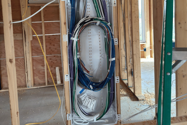 Residential prewiring for security cameras and smart home systems